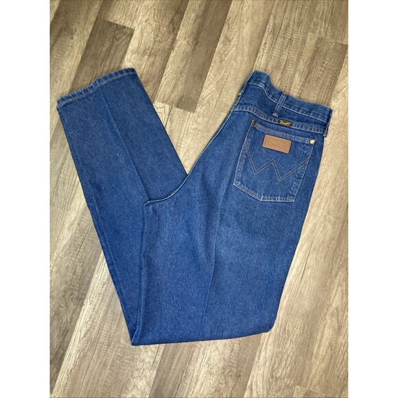 Vintage Wrangler Jeans Mens 36x35.5 31MWZ Straight Denim Pants Western Work USA - Picture 1 of 9
